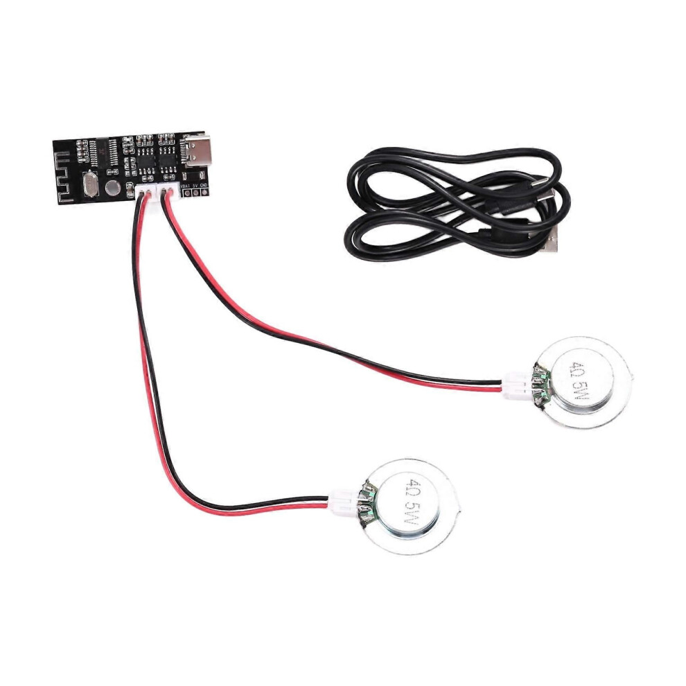 4Ohm 5W Diy Speaker Bone Conduction Hidden Sound System Vibration Horn Resonance With Bluetooth Amplifier Board 9409192045850