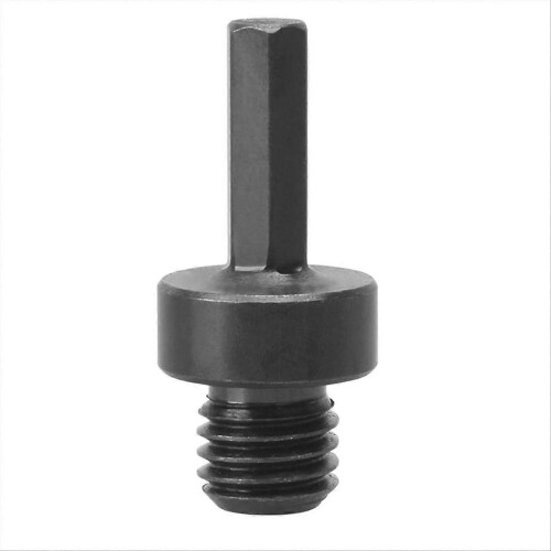 1Pack Core Drill Bit Adapter 5/8Inch-11 Thread Male to 3/8Inch Hex Shank