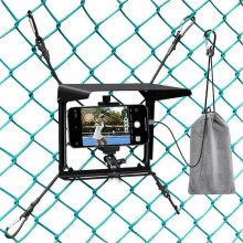 1 Piece Stable Camera Fence Mount for Recording Tennis Games Cell Phone Fence Mount for Sports Camer
