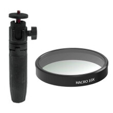 For DJI OSMO Nano MACRO 10X Lens Filter+Mini Selfie Stick Portrait Focus Lens Filter for DJI OSMO Nano Action Camera