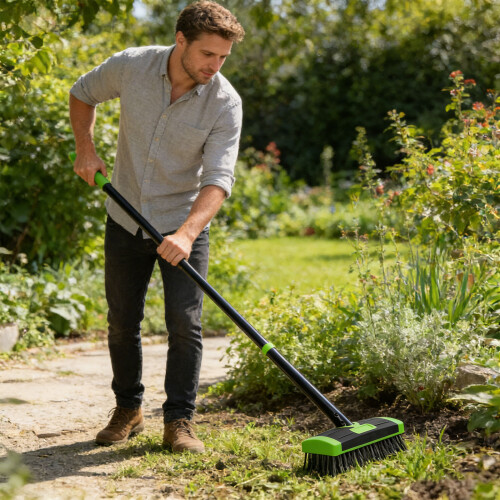 Professionele koolstofstaal grasschraper draadborstel-Groente 2