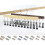 Handcrafted Hat Stand With 12 Clips Fit Various-Black 2 6