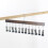 Handcrafted Hat Stand With 12 Clips Fit Various-Black 2 7