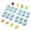 Silicone Nut Cake Molds Perfect For Mousse-6 pecans in a row 5