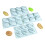 Silicone Nut Cake Molds Perfect For Mousse-6 pecans in a row 6