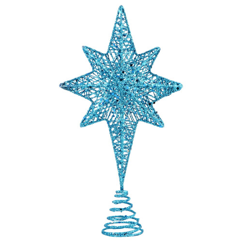 Christmas Star Tree Topper Blue 1 Piece 1