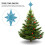 Christmas Star Tree Topper Blue 1 Piece 3