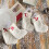 White Knitted Monogram Christmas Stocking 7.8 in 5