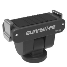 Sunnylife Dual-Direction Magnetic Mount W1/4 Screw Adapter for DJI OSMO NANO/Action 6 Magnetic 180 Adjustable