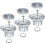 3Pack Shower Knob Handle Kit for 96797 Chateau Collection,Replacement Faucet Handle Kit for Bathroom 1