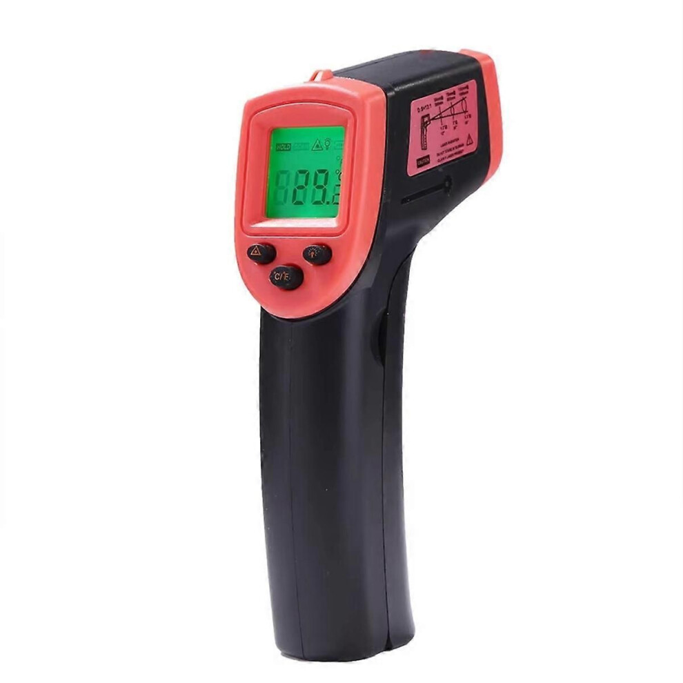 Digital Infrared Thermometer -50-600 / -58-1122 Contactless Temperature Tester Ir Laser Pyrometer 9112772796850