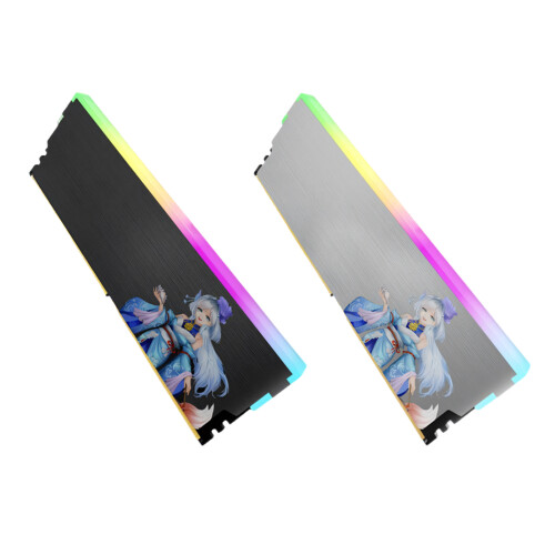 Efficient Memory Heat Spreader With Customizable ARGB-Black 2