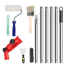 Multi-Angle Paint Brush Extender for High Ceiling,Extension Pole Attachment Holder for Paint Brush,R