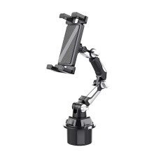 Car Cup Phone Holder Adjustable Car in-Car Water Cup Holder Long Joint Position CellPhone Tablet Com