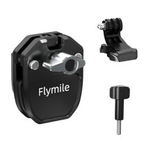 Motorcycle Windshield Action Camera Mount Clip for Action 5 Pro / 360 Action Camera Accessories