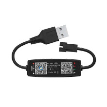 Ελεγκτής LED WS2812B Ελεγκτής μουσικής Bluetooth APP για SK6812 WS2811 WS2812