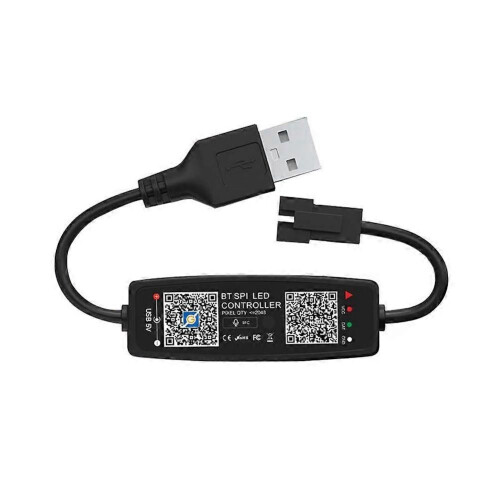 Ελεγκτής LED WS2812B Ελεγκτής μουσικής Bluetooth APP για SK6812 WS2811 WS2812