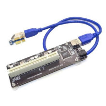 PCIE PCI-E PCI Express X1 σε PCI Riser Card Κάρτα διαύλου Μετατροπέας προσα