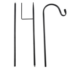 Shepherd Hooks Rostfarbener Gartenpfahl Metallständer 120 x 10 x 1 cm