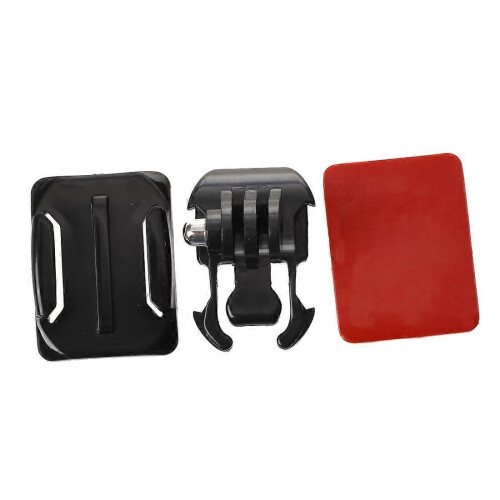 Helmet Curved Surface+ Sticker+Buckle Basic Mount compatible for GoPro Hero 3 2 1 Camera