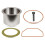 Air Compressor Cylinder Sleeve and Compression Ring Replacement Kit 1