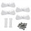 4 Pack Gutter Downspout Extensions Gutter Hinges Downspout Extension for Rectangle or Square Downspout 1