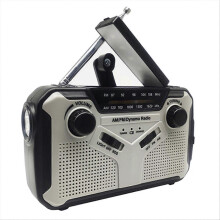 Solar Radio, AM/FM Portable Crank Radio Dynamo Emergency Radio