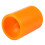 Flameless Flickering LED Candle Orange 7.5x7.5x10 cm 6