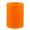 Flameless Flickering LED Candle Orange 7.5x7.5x10 cm 8
