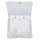 Binder Pockets,3-Hole Refillable Notebook Accessories Set, Transparent PVC Loose-Leaf Notebook, (White) 4