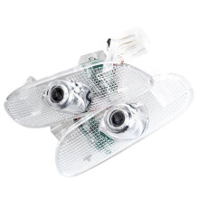 2Pcs Car Interior Door Light Welcome Lamp Ambient for Prado LC120 2003-2009 Projector Welcome Light