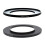 2 pcs aluminum Step Up Filter Ring Adapter for Camera:52mm-77mm & 55mm-77mm 1