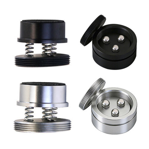 4pcs Quality Speaker Isolation Spikes Pad-Silver spring version 1