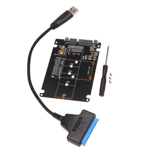 Μετατροπέας M.2 NGFF MSATA σε USB 3.0 Προσαρμογέας μετατροπέα κάρτ