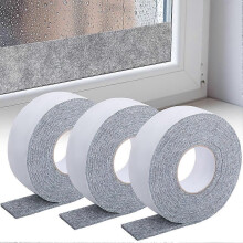 3 Roll 13.4Ft X 1.2Inch Window Condensation Prevention Absorber, 4.5mm Think Condensation Water Moisture Absorber Tape
