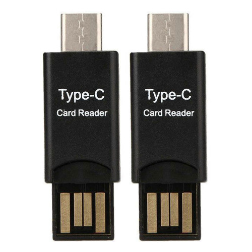 2X USB 3.1 Type C USB-C σε Micro-SD TF Card Reader Adapter για Macbook PC Κινητό Τηλέφωνο