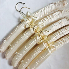 10 Pcs Non-Slip White Hangers compatible for Women Clothing Foam Coat Hanger