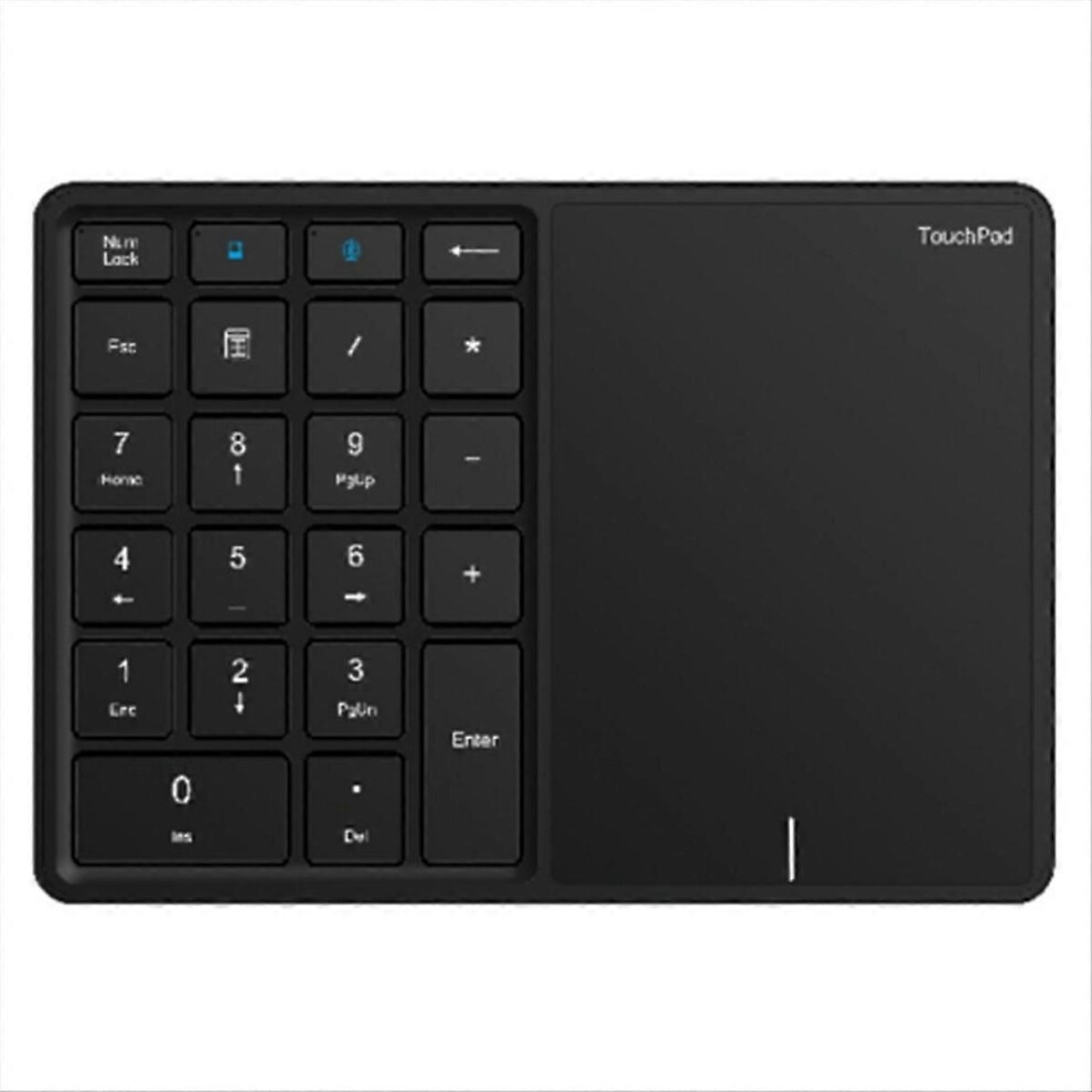 Usb+Bluetooth Numeric Keypad With Touchpad Wireless Digital Keyboard 9409192039811