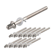 12pcs Drum Tension Rods Tension Screws Bass Drum Screws Set M5x60MM