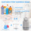 Automatic Foaming Soap Dispenser 420ml Touchless Smart Sensor USB Rechargeable Gray for Bathroom and Kitchen 5