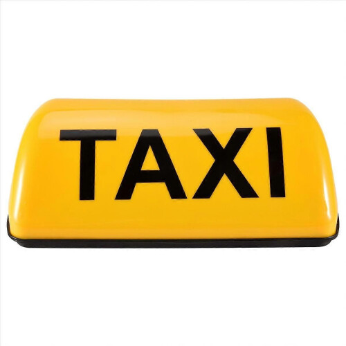 12V Waterproof Top Sign Magnetic Meter Cab Lamp Light LED - Yellow