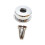 TL Round Socket Electric Guitar Audio Output Jack Socket Silver 1