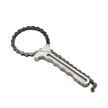 Llave de cadena ajustable para filtro de aceite de motor de automóvil