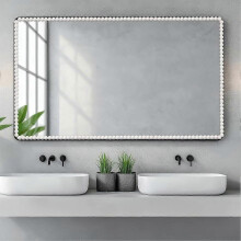Modanatura flessibile autoadesiva compatibile con pareti 3 metri Perline decorative perline fai da te
