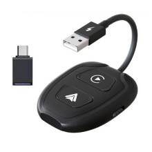 Ασύρματο Carplay & Android Auto Box 2 σε 1 ενσύρματο σε ασύρματο dongle