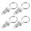 4Pcs Spring Plunger with Pull Ring,M10x1.5 Pull Ring Indexing Plunger 1