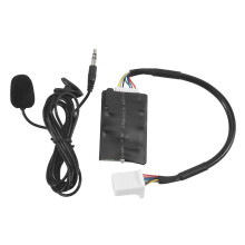 Προσαρμογέας ήχου αυτοκινήτου, καλώδιο Bluetooth AUX, μικρόφωνο,