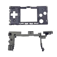 A0NB Game Boy Micro Replacement Front and Rear Frame Shell, compatible for Nintendo GBM Game Console Stand compatible for Portable Storage