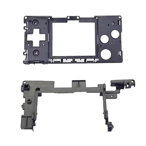 A0NB Game Boy Micro Replacement Front and Rear Frame Shell, compatible for Nintendo GBM Game Console Stand compatible for Portable Storage