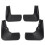 Car Front Rear Mud Flaps Mudguards  Guards Mudflaps for  for  4Dr Sedan 2015 2016 2017 1